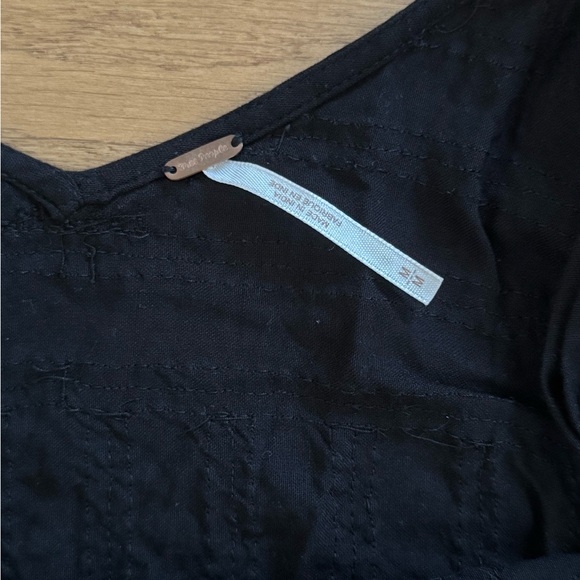 Free People Black Beaded Camisole - Picture 2 of 4